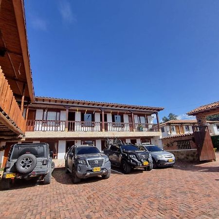 Hotel Villa Alegria Sachica Bagian luar foto
