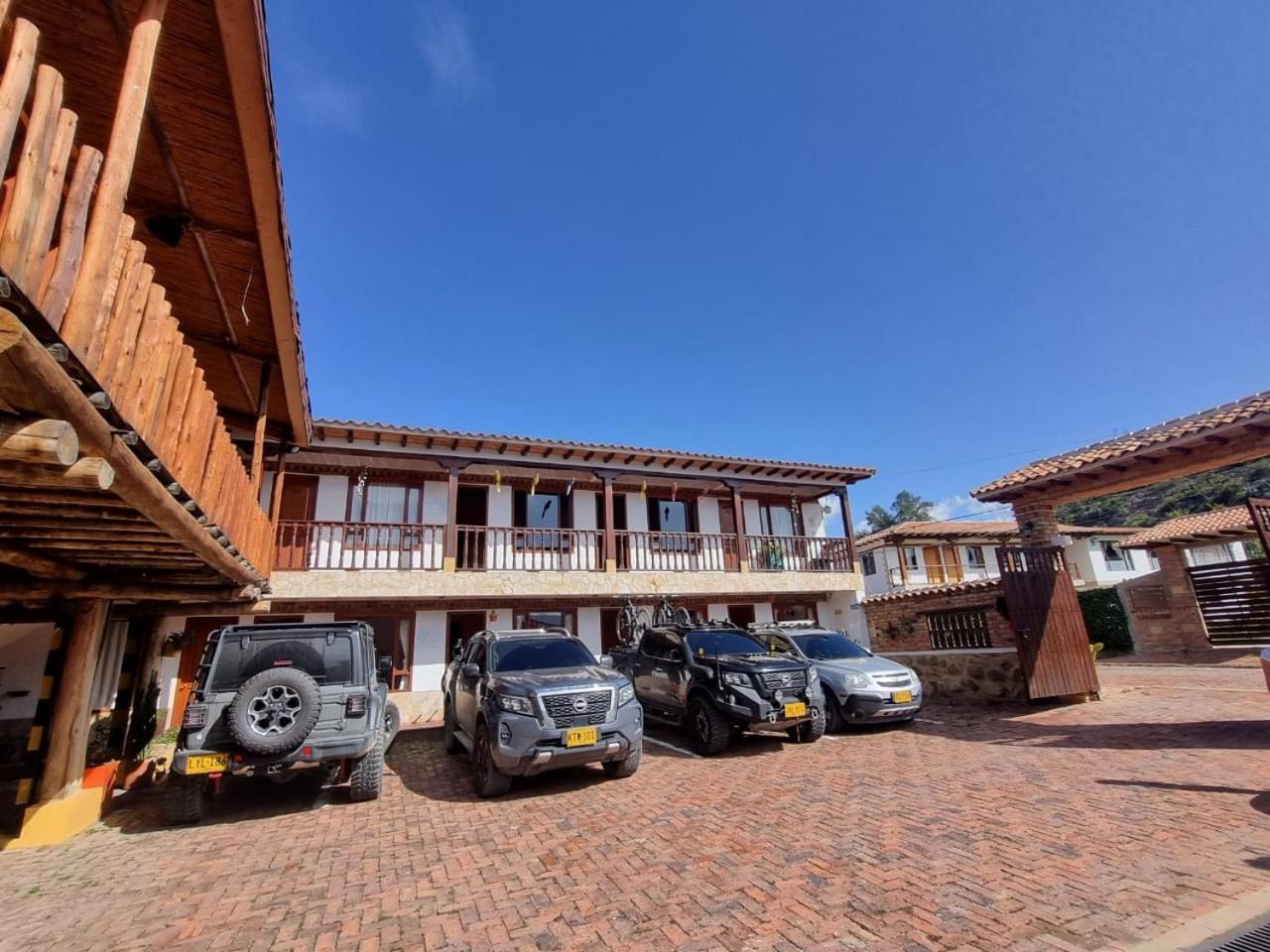 Hotel Villa Alegria Sachica Bagian luar foto