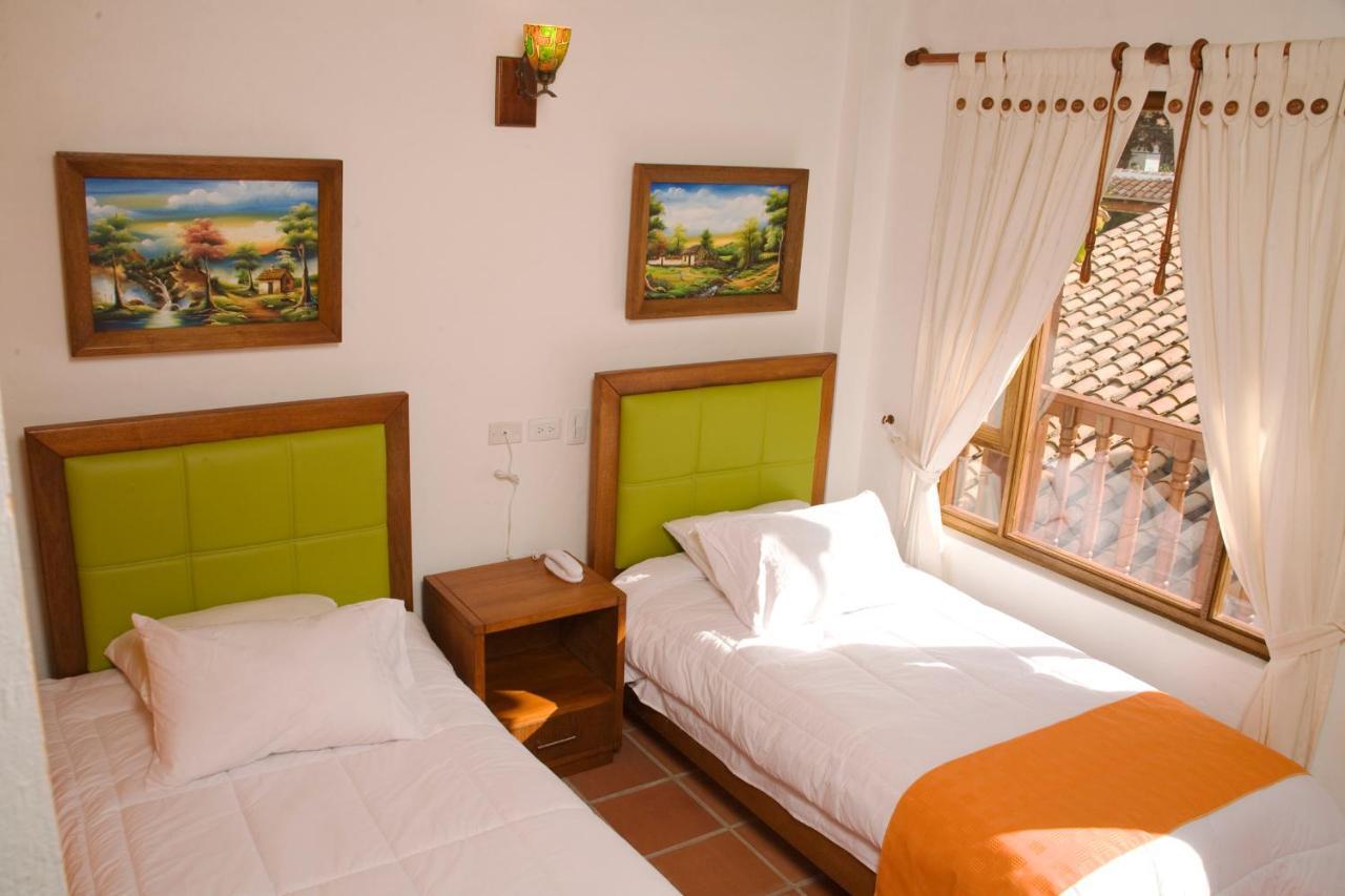 Hotel Villa Alegria Sachica Bagian luar foto