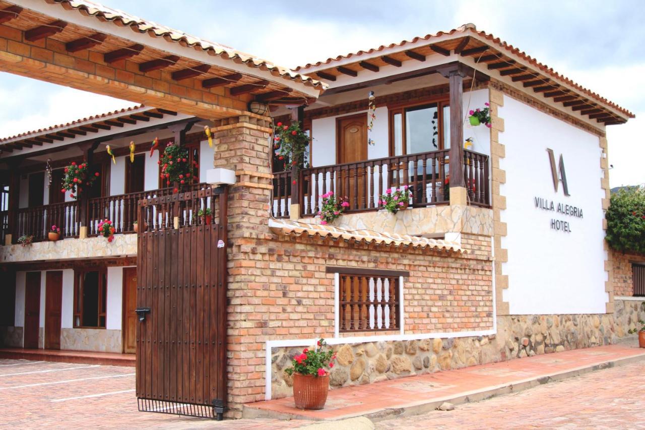 Hotel Villa Alegria Sachica Bagian luar foto