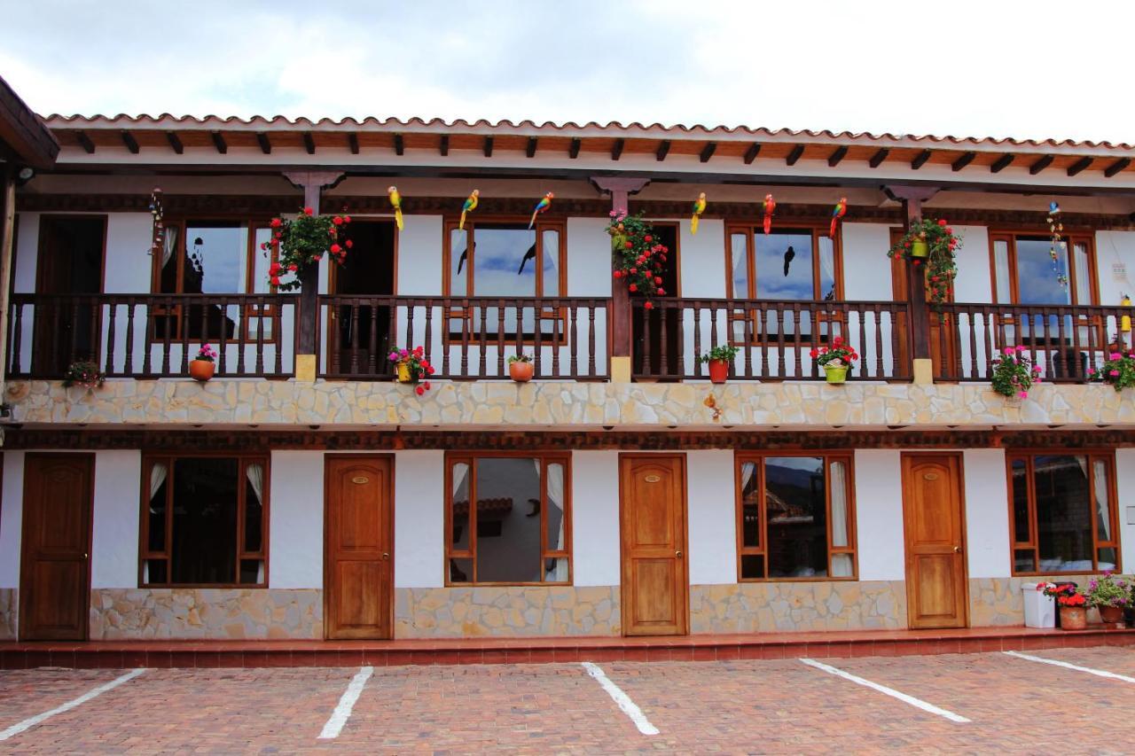 Hotel Villa Alegria Sachica Bagian luar foto