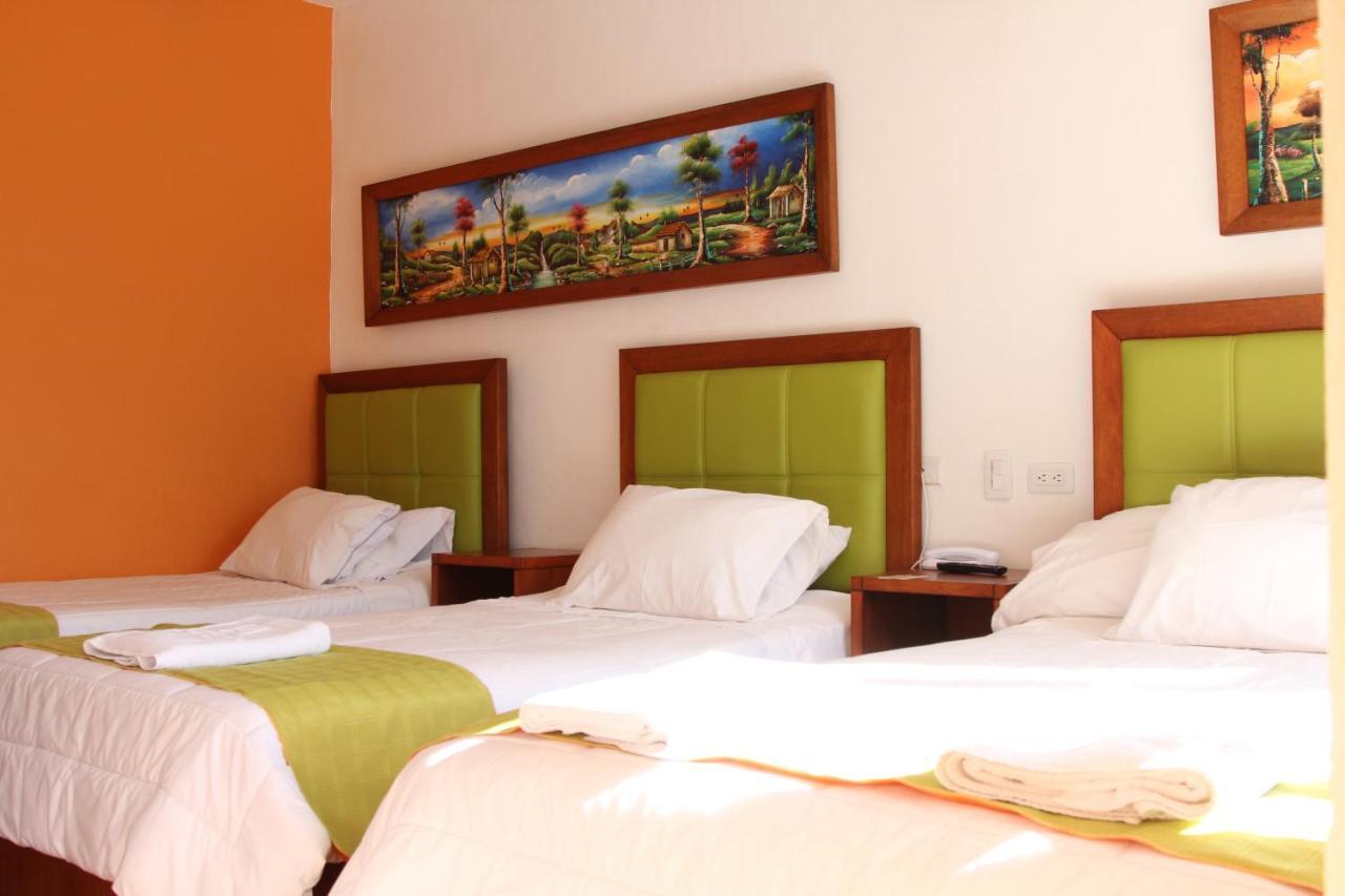 Hotel Villa Alegria Sachica Bagian luar foto