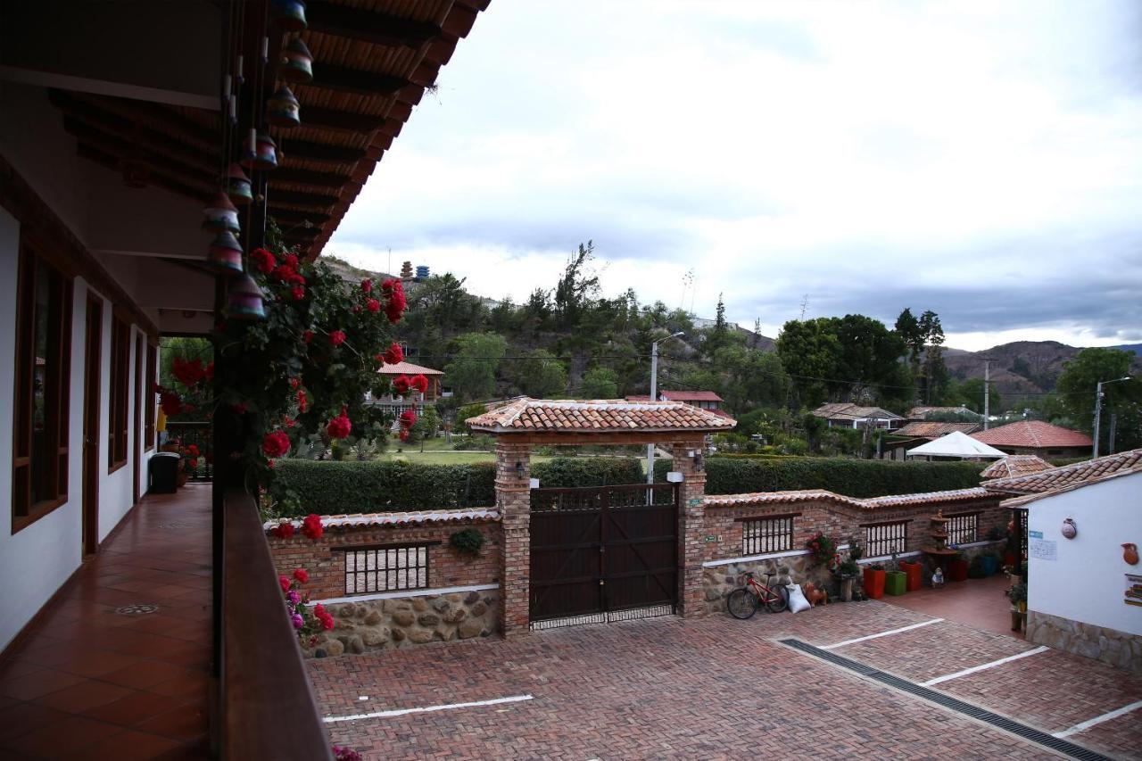 Hotel Villa Alegria Sachica Bagian luar foto