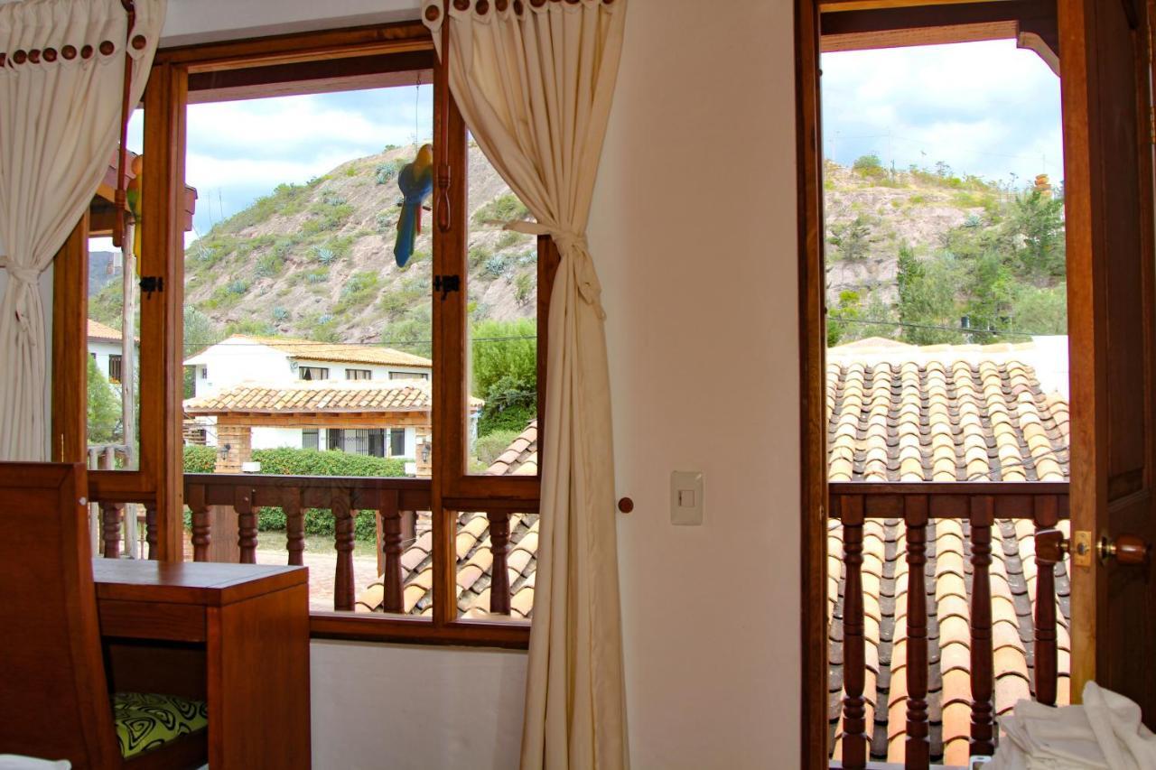 Hotel Villa Alegria Sachica Bagian luar foto