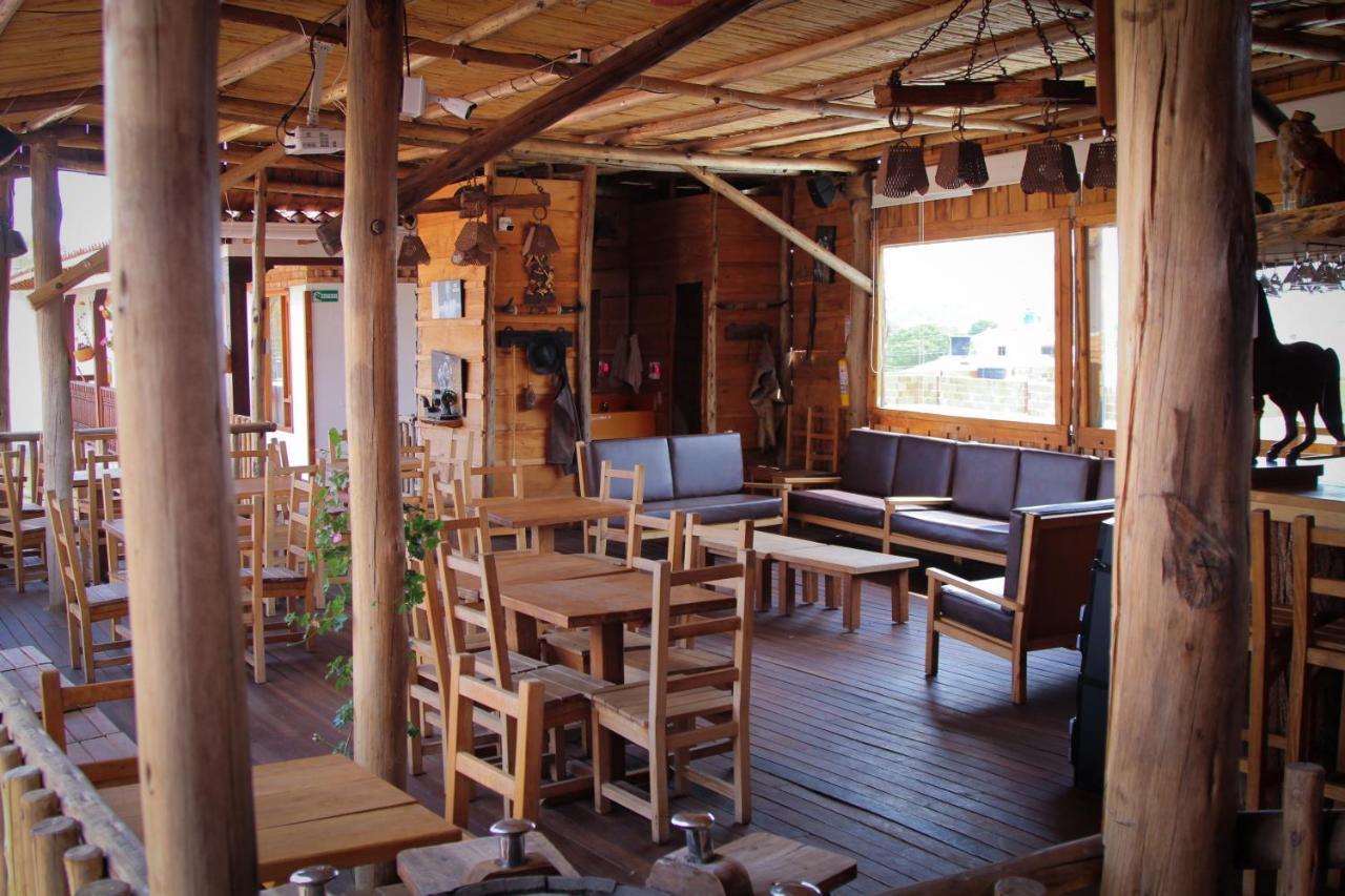Hotel Villa Alegria Sachica Bagian luar foto