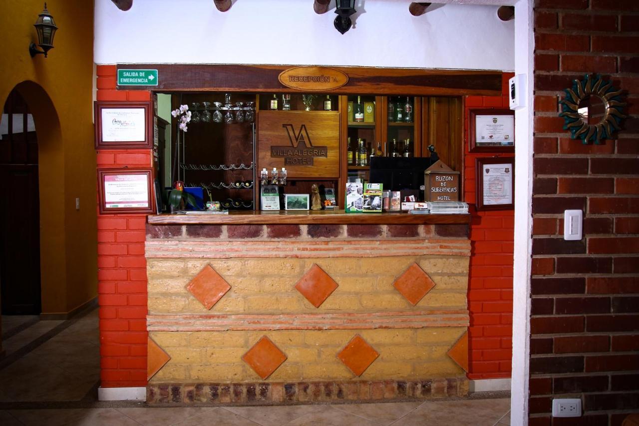 Hotel Villa Alegria Sachica Bagian luar foto