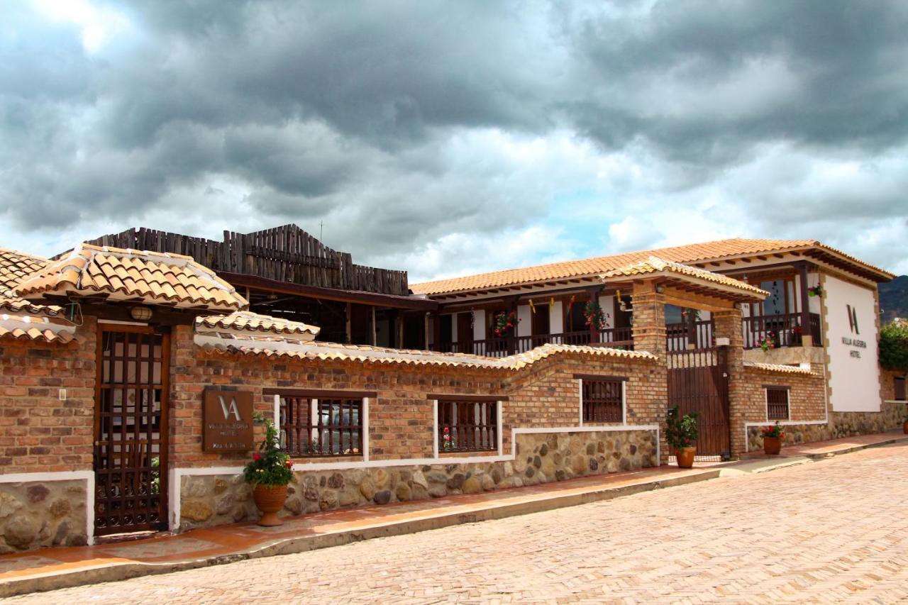 Hotel Villa Alegria Sachica Bagian luar foto