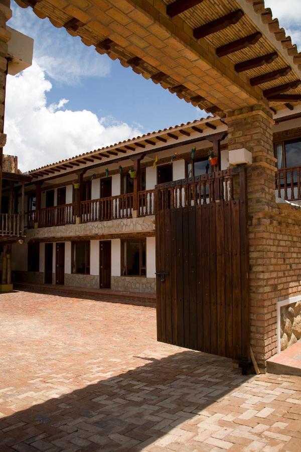 Hotel Villa Alegria Sachica Bagian luar foto