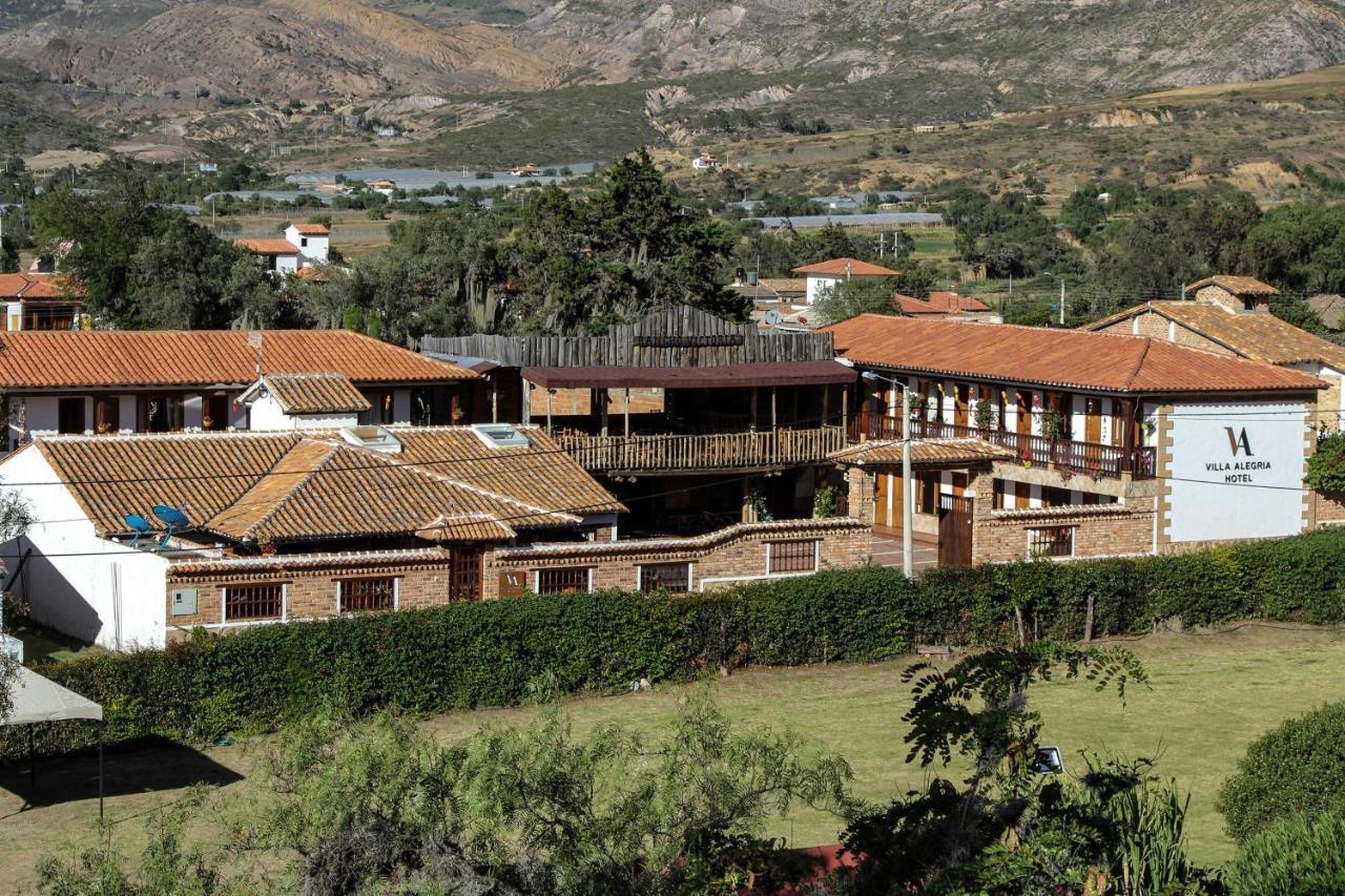 Hotel Villa Alegria Sachica Bagian luar foto