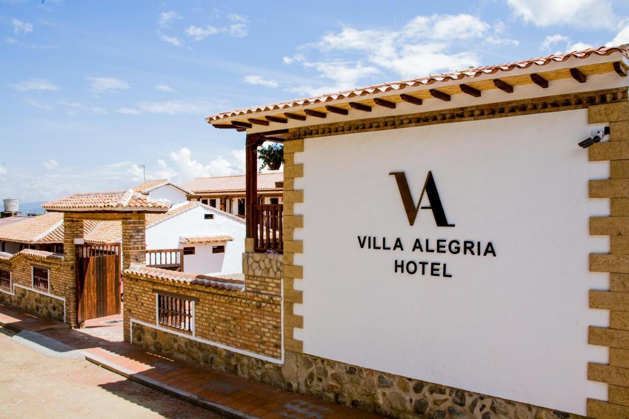 Hotel Villa Alegria Sachica Bagian luar foto